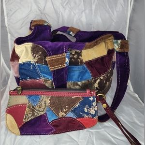 Lucky Brand combo shoulder bag with wallet gently used